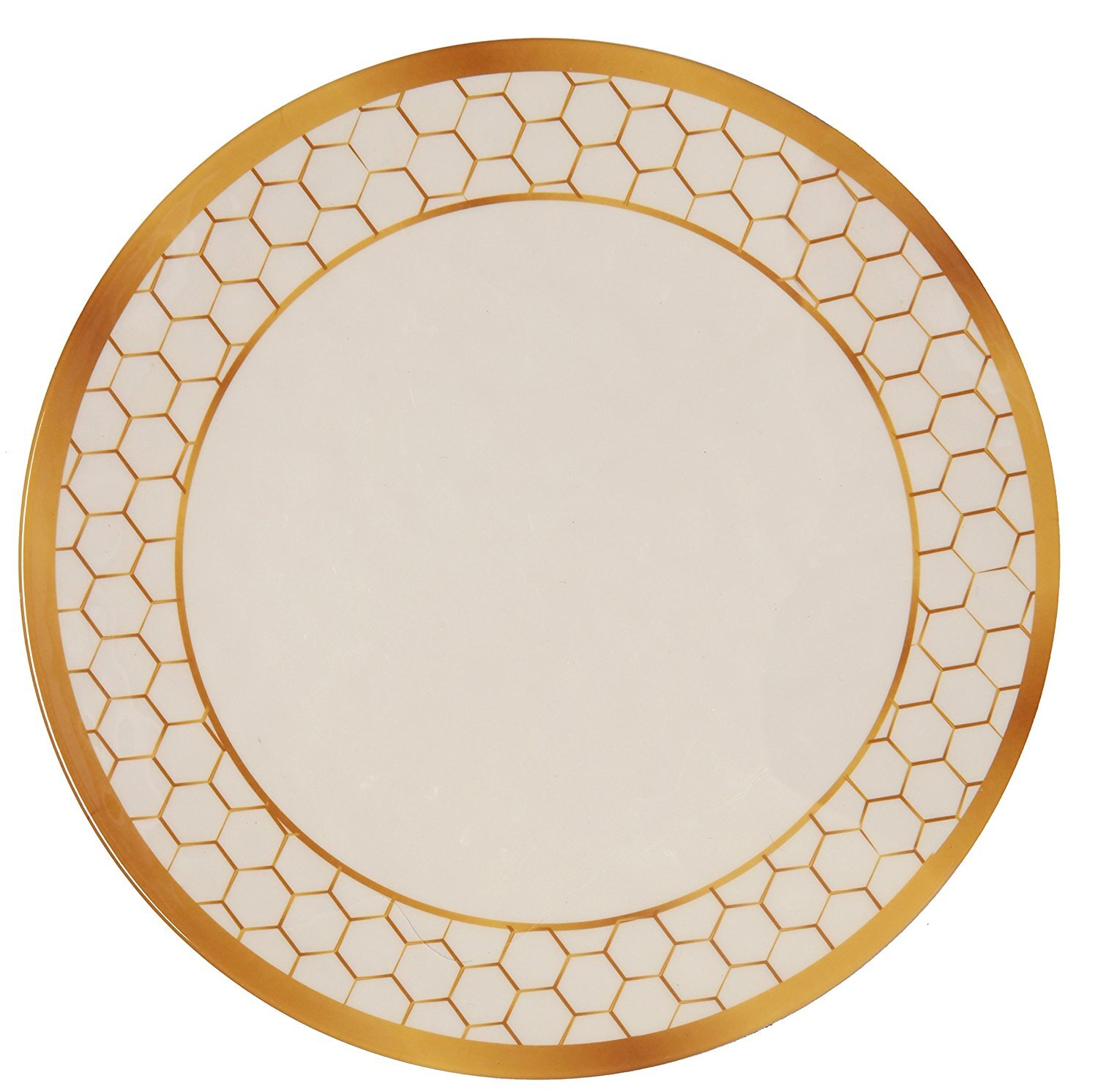 Melange Honeycomb Melamine Dinner Plate